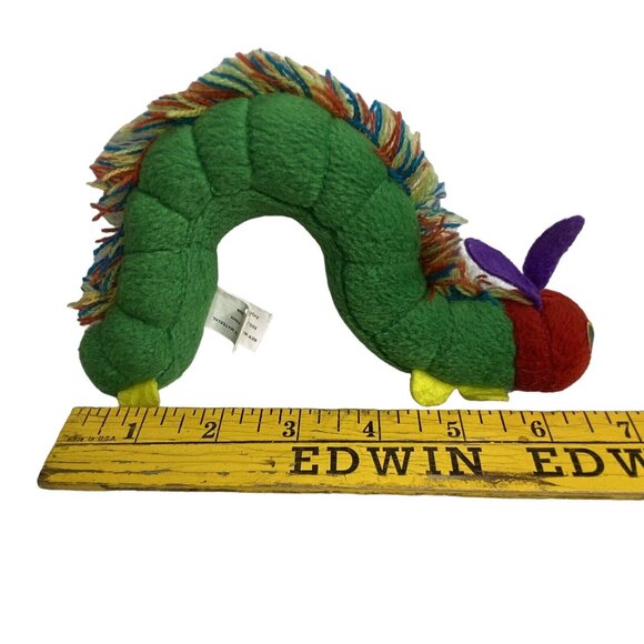 Vintage Eric Carle Very Hungry Caterpillar Plush Stuffed Animal 7" Travel Size - Picture 2 of 7